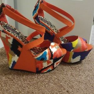 Platform wedges size 9